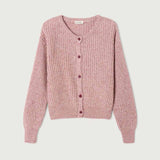 Rosa cardigan i bomuld fra American Vintage