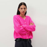 Pink strik cardigan fra American Vintage