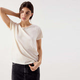 AMERICAN VINTAGE LAL02A t-shirt - råhvid