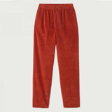 AMERICAN VINTAGE PADO137 bukser - tomette rød fløjl