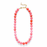 ANNI LU perle halskæde med pink perler, købt i HAUSFRAU butikkerne