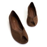 ANONYMOUS COPENHAGEN Tiffy calf suede sko - coconut