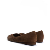 ANONYMOUS COPENHAGEN Tiffy calf suede sko - coconut