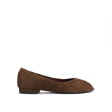 ANONYMOUS COPENHAGEN Tiffy calf suede sko - coconut