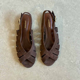 brune ruskindssandaler