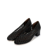 sorte Anonymous flet sko