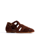 ANONYMOUS COPENHAGEN Lain flat sko - Chocolate