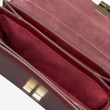 Vin rød skind taske fra APC i Hausfrau