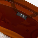 A.P.C. Lou tote taske - Marron fonce