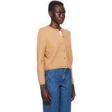 Camel brun Mila cardigan fra APC