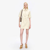 A.P.C. Polly kjole - ecru