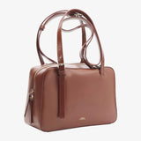 A.P.C Virginie box taske - noisette brun