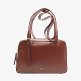 A.P.C Virginie box taske - noisette brun