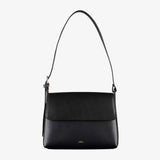 A.P.C. Virginie flap taske - sort