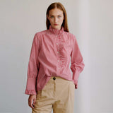 APOF Annemonne bluse - Red White Stripe