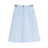 APOF Becca nederdel - Milky Stripe