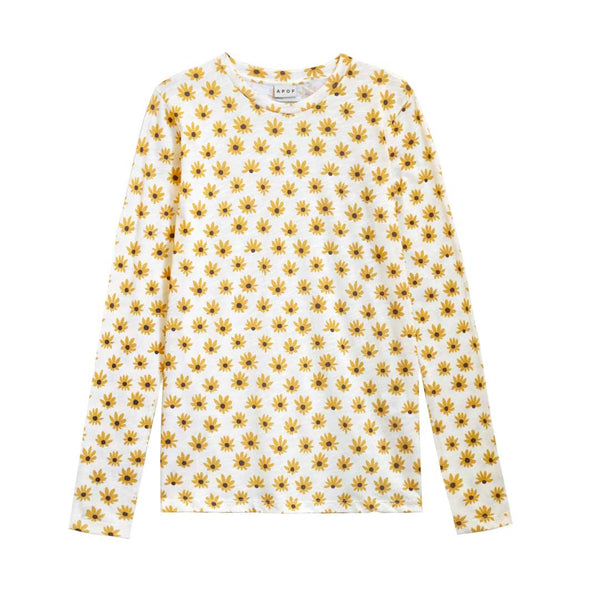 APOF Cinna langærmet t-shirt - Sunflower