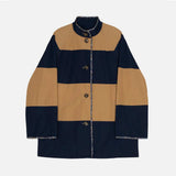 APOF Deva jakke - Blue / Caramel