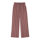 Brun og lyserøde stribede bukser fra Apof