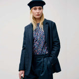 APOF Ragnhild jakke - tweed blue