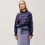 APOF Adine skjorte - blue check