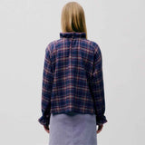 APOF Adine skjorte - blue check