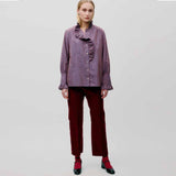 APOF Stella bukser - beaujolais rød fløjl