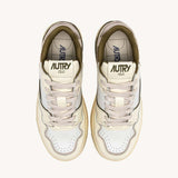 AUTRY CLC Low sneakers - Whisper White Lizard/ Platinium