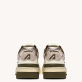 AUTRY CLC Low sneakers - Whisper White Lizard/ Platinium