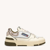 AUTRY CLC Low sneakers - Whisper White Lizard/ Platinium