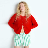 AMERICAN VINTAGE VITO19E cardigan - fraise rød