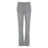 BETA STUDIOS Alba Straight Fit cashmere bukser - grå melange