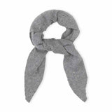 BETA STUDIOS Nilo Medium Triangle cashmere tørklæde - Grey Melange