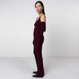 BIRROT Lay2 Slim bukser - Maroon