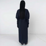 BIRROT Lay2 Boatneck kjole - ink