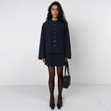 BIRROT Lay3 A mini nederdel - ink