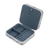 BON DEP Octa smykkeskrin - grønt Salters Forest Liberty stof