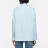 CLOSED Asymmetric skjorte - light sky blue