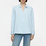 CLOSED Asymmetric skjorte - light sky blue