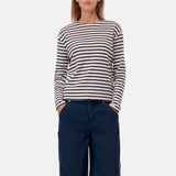 CLOSED Basic longsleeve bluse - Cinder Brown