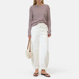 CLOSED Basic longsleeve bluse - dark raisin red