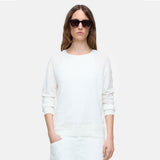 CLOSED Longsleeve crew neck bluse - ivory