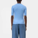 CLOSED Crewneck shortsleeve t-shirt - Sky Blue