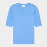 CLOSED Crewneck shortsleeve t-shirt - Sky Blue
