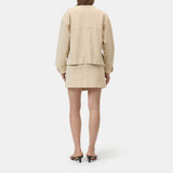 CLOSED Cropped Utility jakke - camel beige