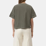 CLOSED Cropped t-shirt - cypress green