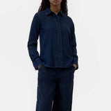 CLOSED Classic Shirt skjorte - Dark Blue