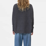 CLOSED High Crew strik - dark grey melange