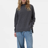 CLOSED High Crew strik - dark grey melange