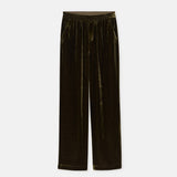 CLOSED Winona bukser - marsh green velour